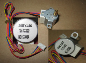 Привод / двигатель заслонки сплит-системы 20BYJ46 12V (Tokayp 20BYJ46 A981158) мотор-редуктор (SSK00