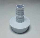 Переходник D=50 для подключения сливного шланга стиральной машины 20х23х50 белый