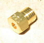 Форсунка (жиклер, сопло) d 134 М6 (резьба 0,75) (природный газ, G20 p=20mbar) (горелка мини вок) (Go