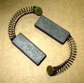 Щетка угольная 6,3х11х28 (d 7.0 мм круглый пятак) (для пылесосов) (430)