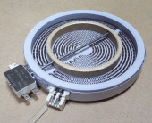 Электроконфорка стеклокерамика D=200mm, 1700 / 700 W (с расширением) (525921)