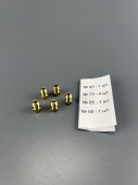 Комплект сопел (форсунок) М6x1,0 Гефест серий 1100-3300 (до 2009 г.в) под сжиженный газ