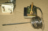 Терморегулятор капиллярный от 100 до 350*C, WGF*C-14 (25А / 250V 2,5м) (EP-017)
