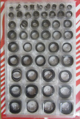 Набор уплотнительных колец (силикон) Хозяин №1 (51 типоразмер, 153шт, в комплекте с пинцетом) (02120259)