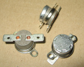 Термостат KSD301 t -  50*С, тип "FBHL", NC нормальнозамкнутый, FBHL - с подвижным фланцем, контакты контакты горизонтально. T24A050AUF2-15 (16A 250V) 