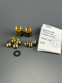 Комплект сопел (форсунок) М6x0,75 Дарина GM 141, 241, 341 с термостатом, под сжиженный газ