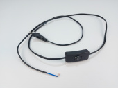БРА Шнур с выключателем 1,5м черный 80W 50Hz (029470)