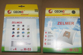 Пылесборники OZONE microne M-53 для пылесоса ZELMER синтетические (4 шт.)
