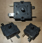 Переключатель позиционный обогревателя 5 контактов (6-и позиционный) ZSXK-3, PA66, BX1, 250V/16A (PR003)
