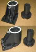 BRAUN Фиксатор шнека мясорубки 4195 с шестерней 4195612 / 7051414 (BRAUN 7001044)