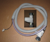 Шланг заливной с клапаном аквастоп для посудомоечной машины INDESIT / HOTPOINT-ARISTON (372679 / 256554)