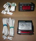 Терморегулятор холодильника электронный ADVANCE F-033 - (3 реле, 2 датчика) Микропроцессорный блок у