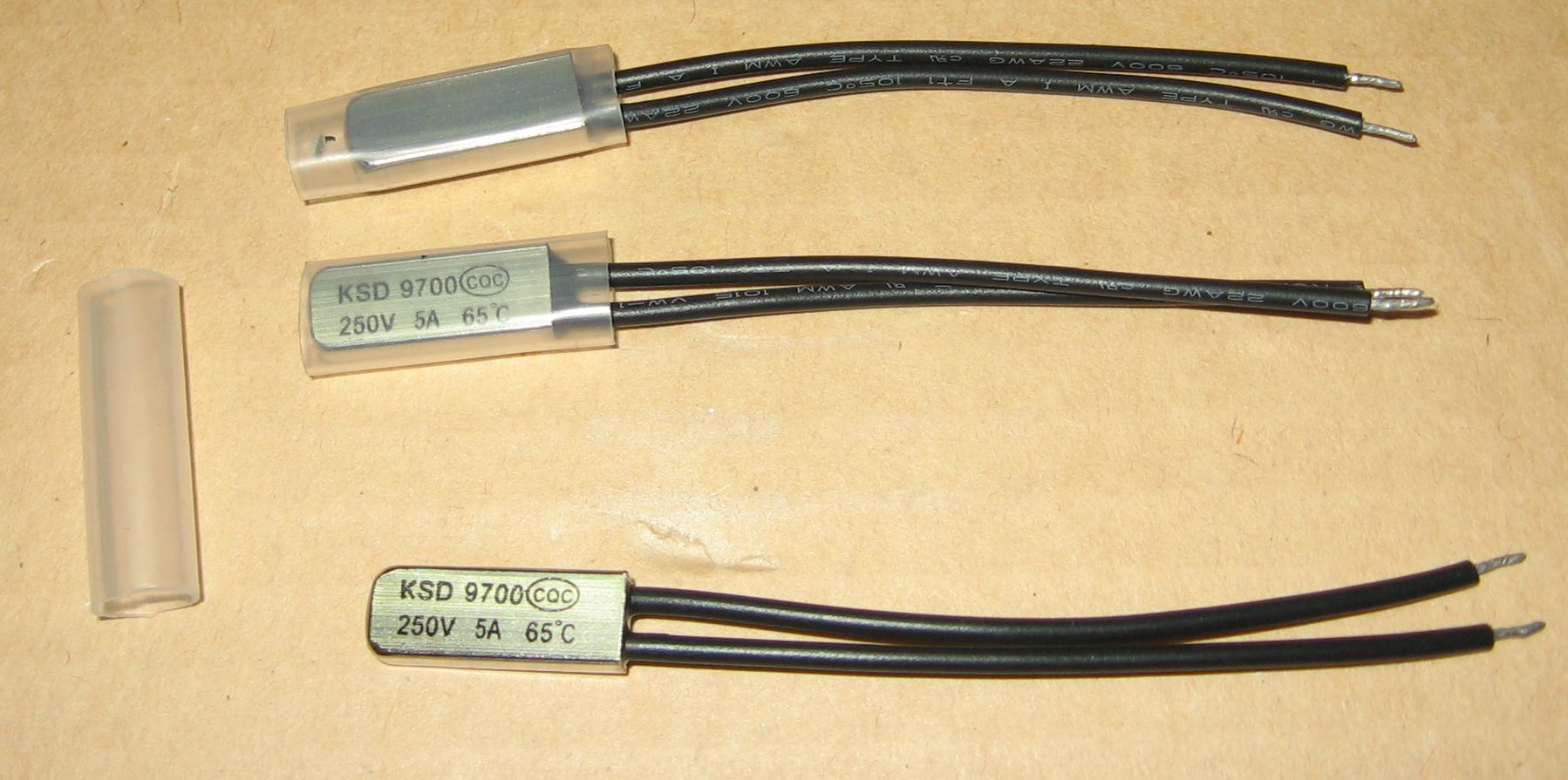 Термостат KSDI- 65 t 65* С 5A (B-1009) (KSD 9700 CQC 250V 5A 65*C)