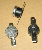 Термостат KSD301 t - 150*С, тип "W/O BHL", NA - контакты Нормально РАЗОМКНУТЫ !!!, W/O BHL без фланц