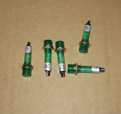 Индикатор (Лампочка неоновая в корпусе) N-814-G 220V (зеленый) D=7мм