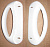 Electrolux ручка двери Electrolux, Zanussi, Aeg (белая) (Electrolux 2062728015 вз 2236250011 / 20627