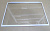 БИРЮСА Полка холодильника стеклянная (серия NF) (0055006500) (494*335*21мм)