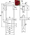 Индикатор (Лампочка неоновая в корпусе) A-23 (красный) D=12,6мм (110602)