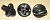 Брест / Гефест Ручка крана "GEFEST" - 1200, 3200 черная (100.36.0.000-01) d 6 мм. (01040665 / 01042235)