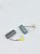 Щетка угольная 5х 8х19 BOSCH (GBH2-24DS, GB-24DSE) (поводок клема-мама, вывод с боку) (541)