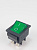 Переключатель клавишный (рокерный) IRS-201-2C ON-OFF 15A/250V зеленый