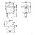 Рокерный переключатель IRS-101-9C on-off красный ((АС) - 125/ 250; (DC) - 12 В)((АС) - 13/ 6,5; (DC) - 35 А) (109855)