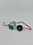 Цифровой LED вольт-амперметр AC 60-500В/0-100А AD16-22FVA зеленый